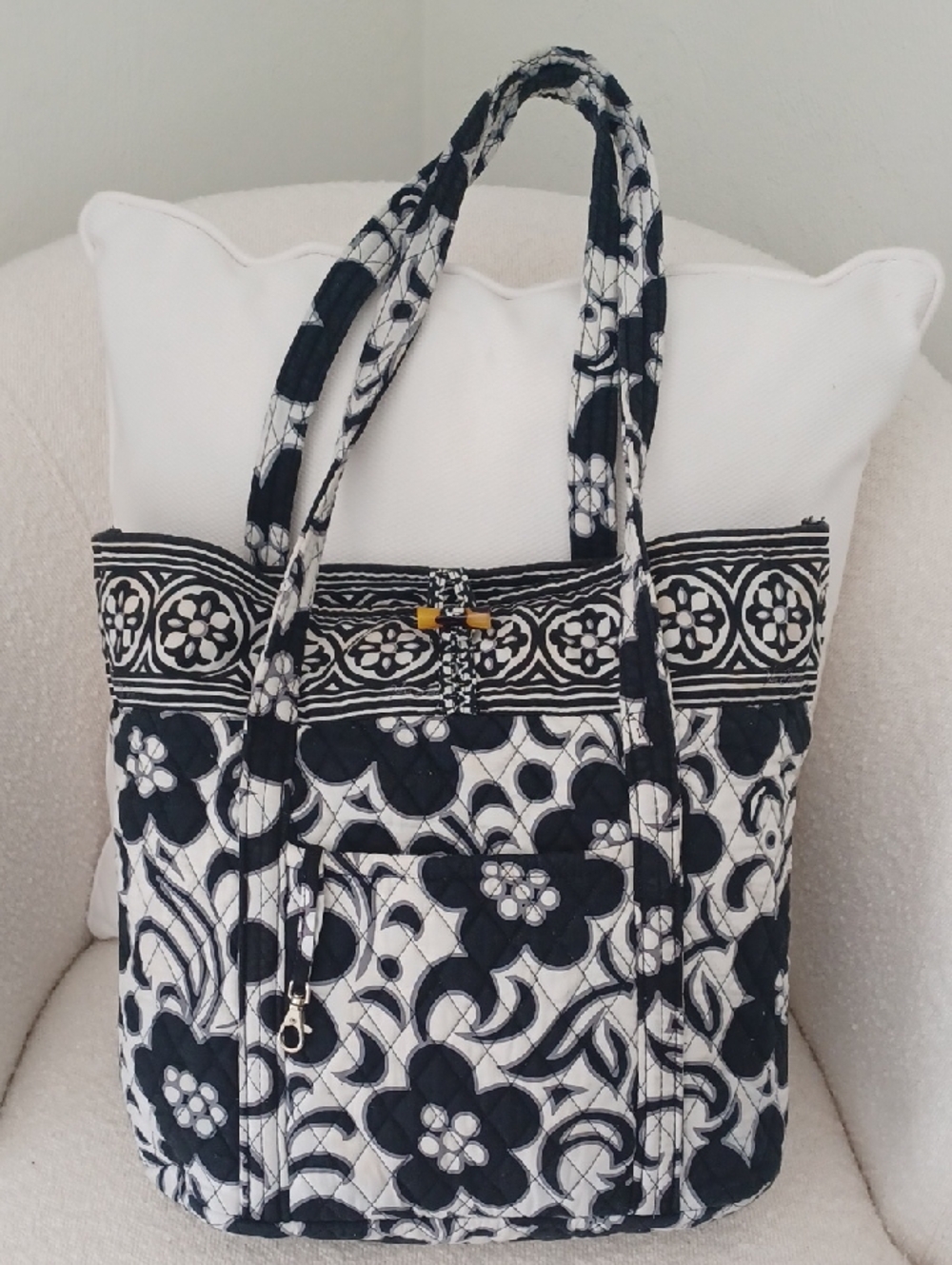 Vera Bradley "Night & Day" Toggle Tote